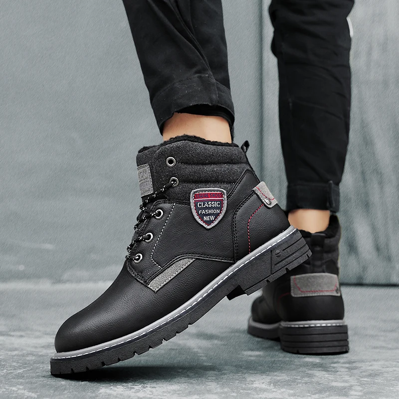 

Men Shoes Big Size Boots Men Sport Sneakers Shoes 2020 Mens Fashion Winter Designer Zapatos De Invierno Hombre Men's