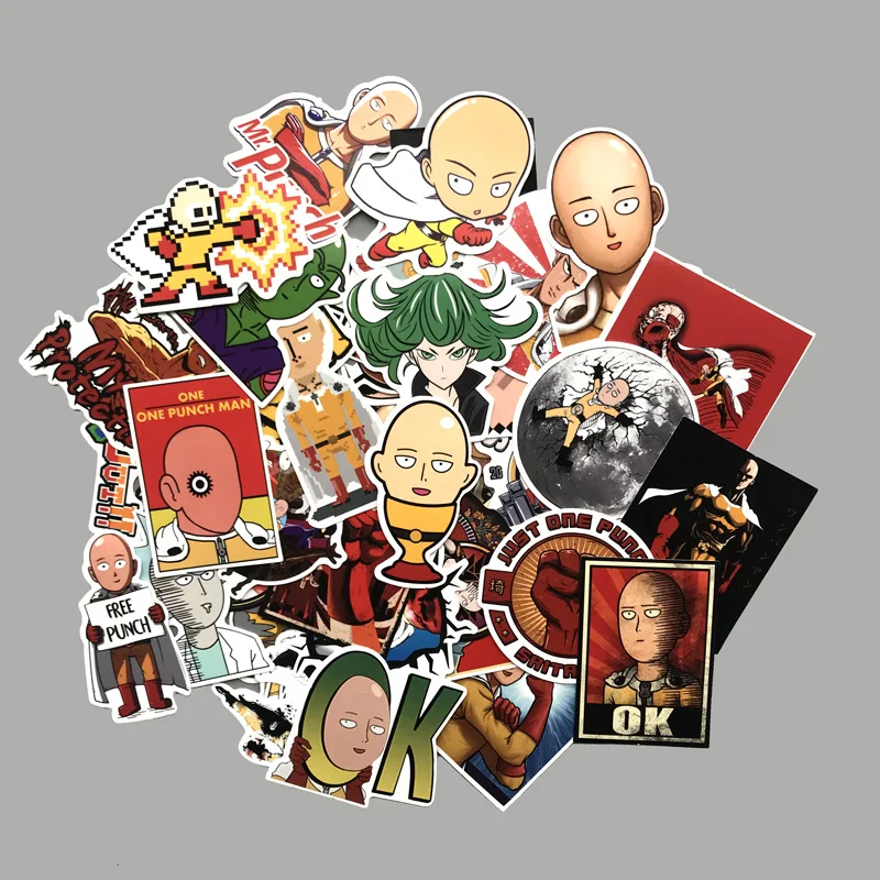 250 шт./лот наклейка ONE PUNCH MAN для игрушек модель saishi Genos багаж мотоцикл автомобиль