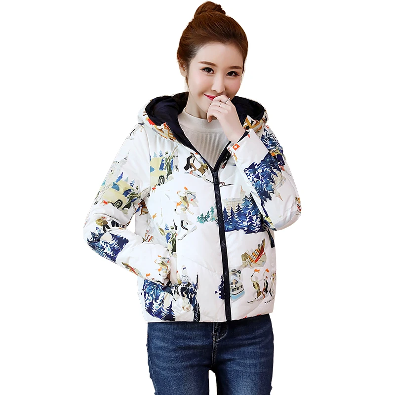 

Women New Female Down Cotton Jacket Ladies Winter Women Parkas Short Casual Tops Women‘s Thicken Coat A273