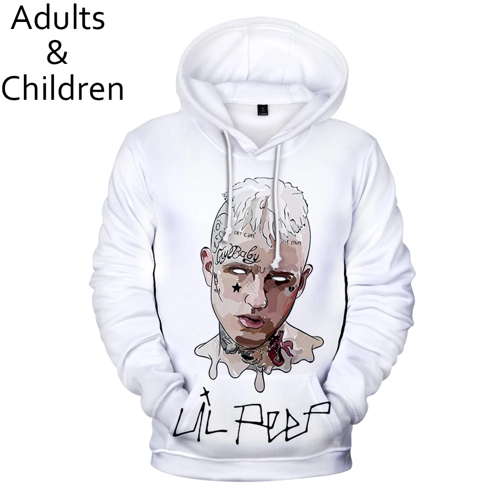 Толстовка с капюшоном Lil peep 3D для мужчин и женщин модные детские худи лидер продаж