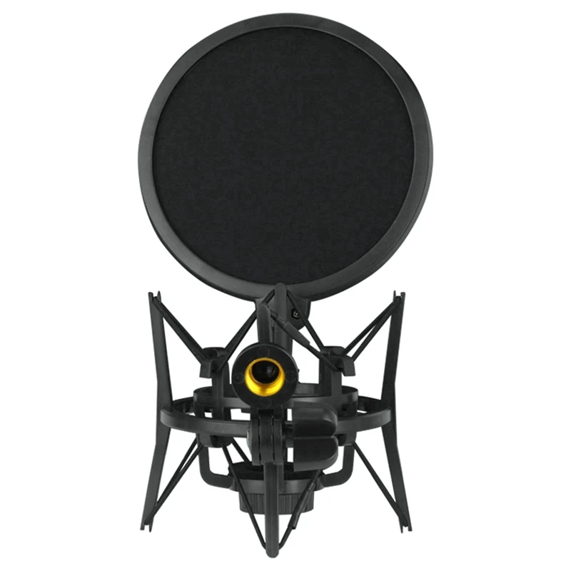 

Professional Microphone Mic Shock Mount with Blowout Guard