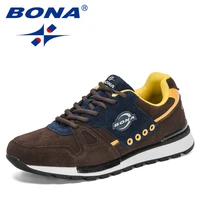 bona 2021 new designers casual men vulcanized shoes popular sneakers fashion colorful trendy walking footwear mansculino comfy