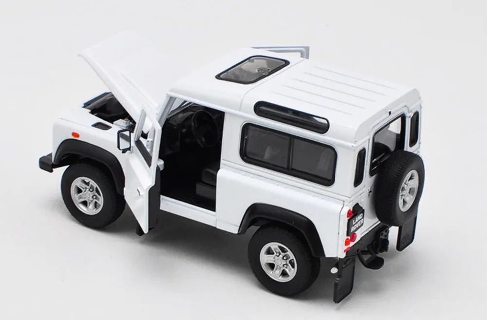 Welly 1/124 1:24 Land Rover Defender внедорожник автомобиль литья под давлением дисплей Модель игрушки на день рождения для детей мальчиков и девочек