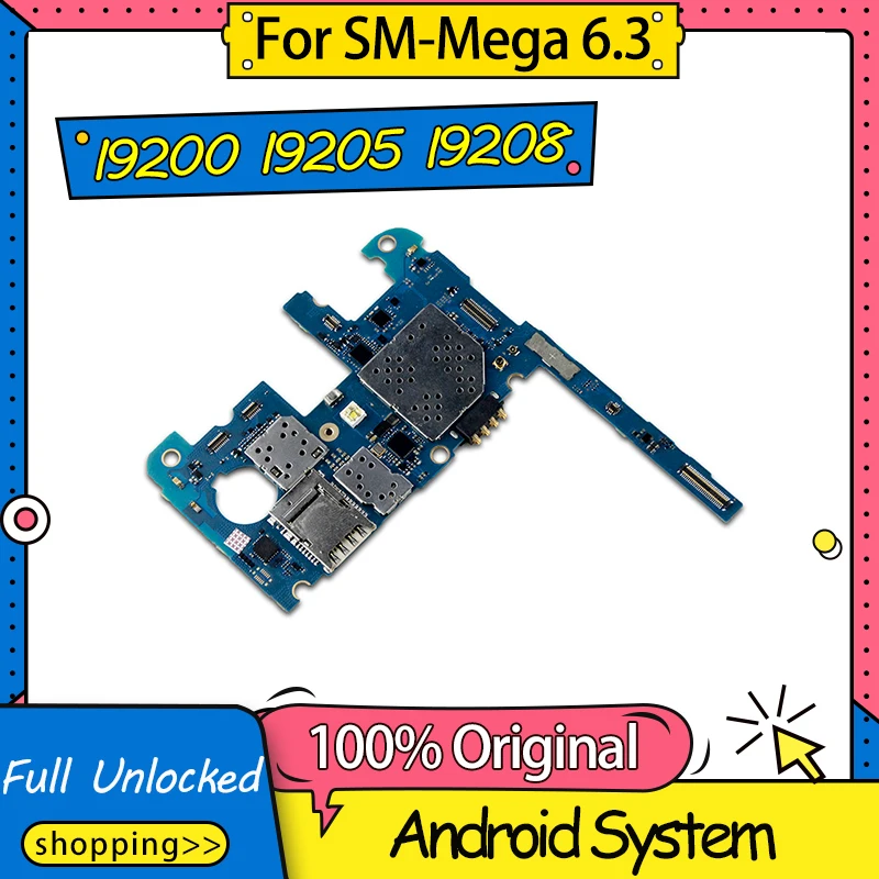 Полнофункциональная б/у разблокированная материнская плата TDHHX для Samsung Galaxy Mega 6 3