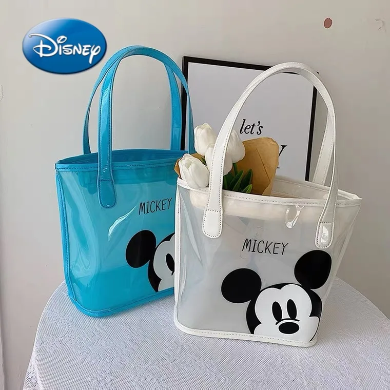 

New Disney Mickey Cartoon Woman Shoulder Bag Messenger Bag Casual Fashion Handbag Tote Bag Shopping Bag 2021 Female Bag Trend