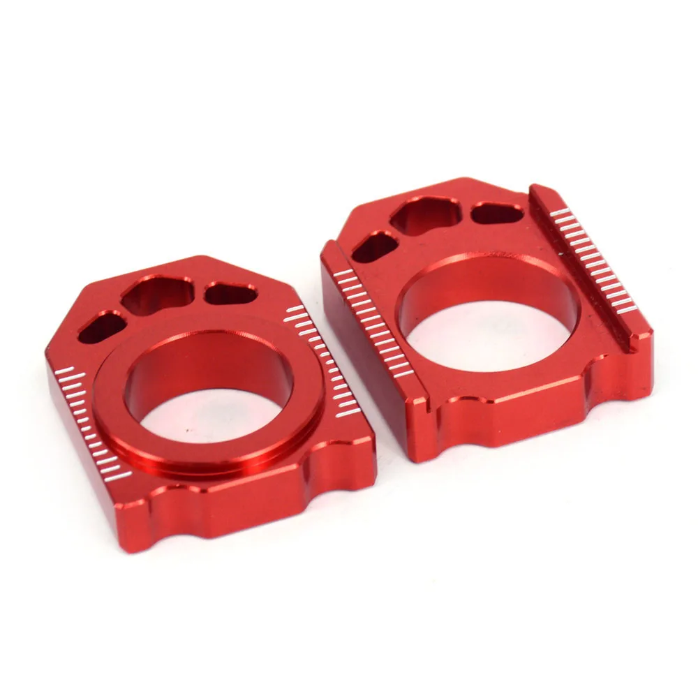 

Motorbike CNC Rear Chain Adjuster Axle Blocks For HONDA CR125R CR250R 02-07 CRF250R CRF250X 04-17 CRF450R 02-17 CRF450X CRF450RX