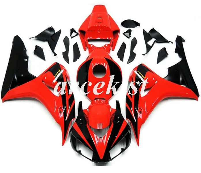 

Injection Mold New ABS Whole Fairings kit Fit for HONDA CBR1000RR 2006 2007 06 07 Bodywork set Red black