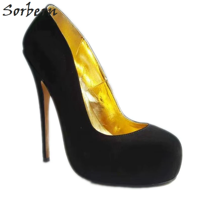 Женские туфли-лодочки на каблуке 17 см платформе | Обувь