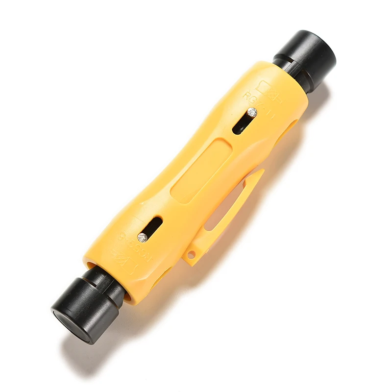 

12x2.5cm Speedy Coax Coaxial Cable Cutter Stripper Tool for RG6 RG59 RG7 RG11 Cat5/6e Stripping Tool