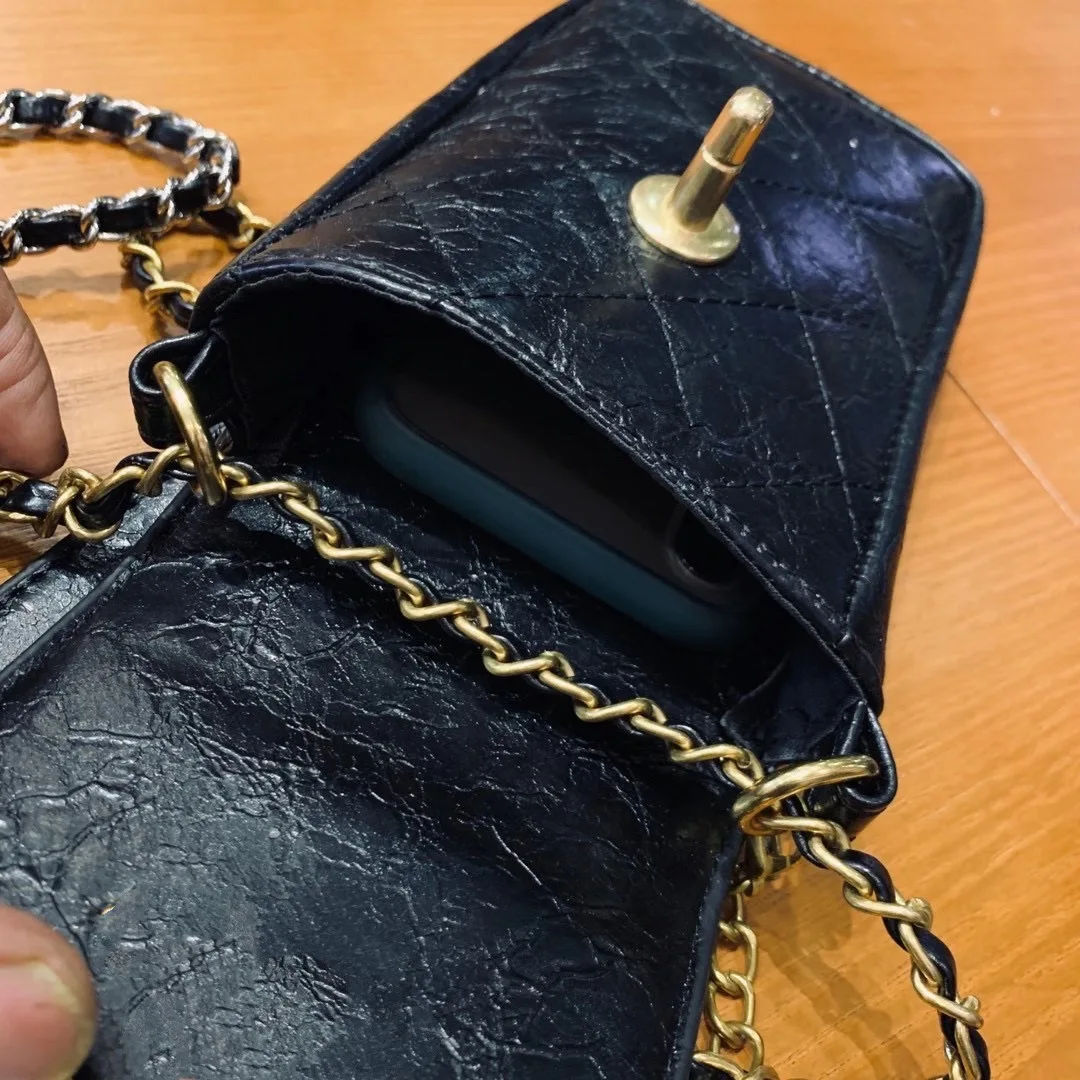 

2021 new small fragrance retro mobile phone bag lady middle-aged bag trend mother bag one-shoulder oblique bag