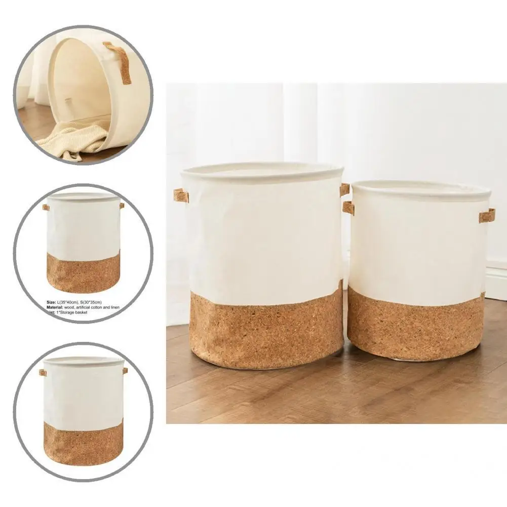 

Upright Useful Good Ventilation Laundry Hamper Strong Load-bearing Laundry Hamper Bag Dirt-proof for Household