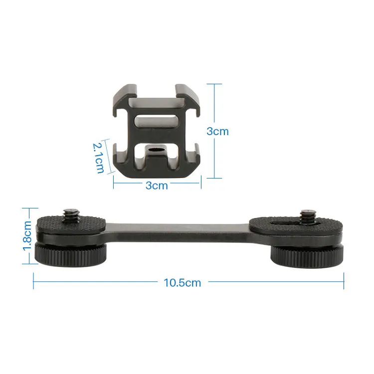 Для Zhiyun Smooth Q2 4 аксессуары тройное крепление Горячий башмак Адаптер для микрофона