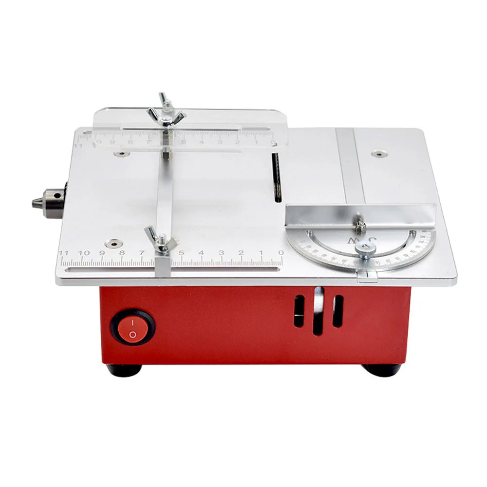 

T30 Mini Desktop Saw Multifunctional Table-Saw Electric Desktop Saws Cutter Household DIY Cutting Tool Woodworking Lathe Machine