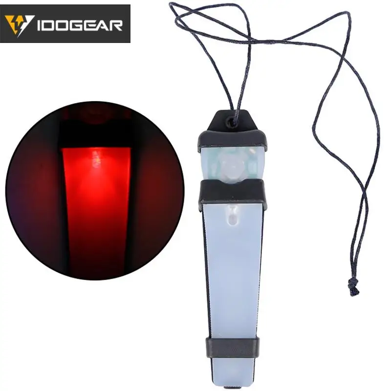 

IDOGEAR Hook Base Strobe Light Glow Flashing LED Marker Military Accessory Tactical Safty Helet Light Flashing 3704