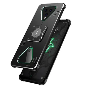 metal smartphone protective shell case back cover for mi black shark 2 3 pro gaming phone dissipate heat free global shipping