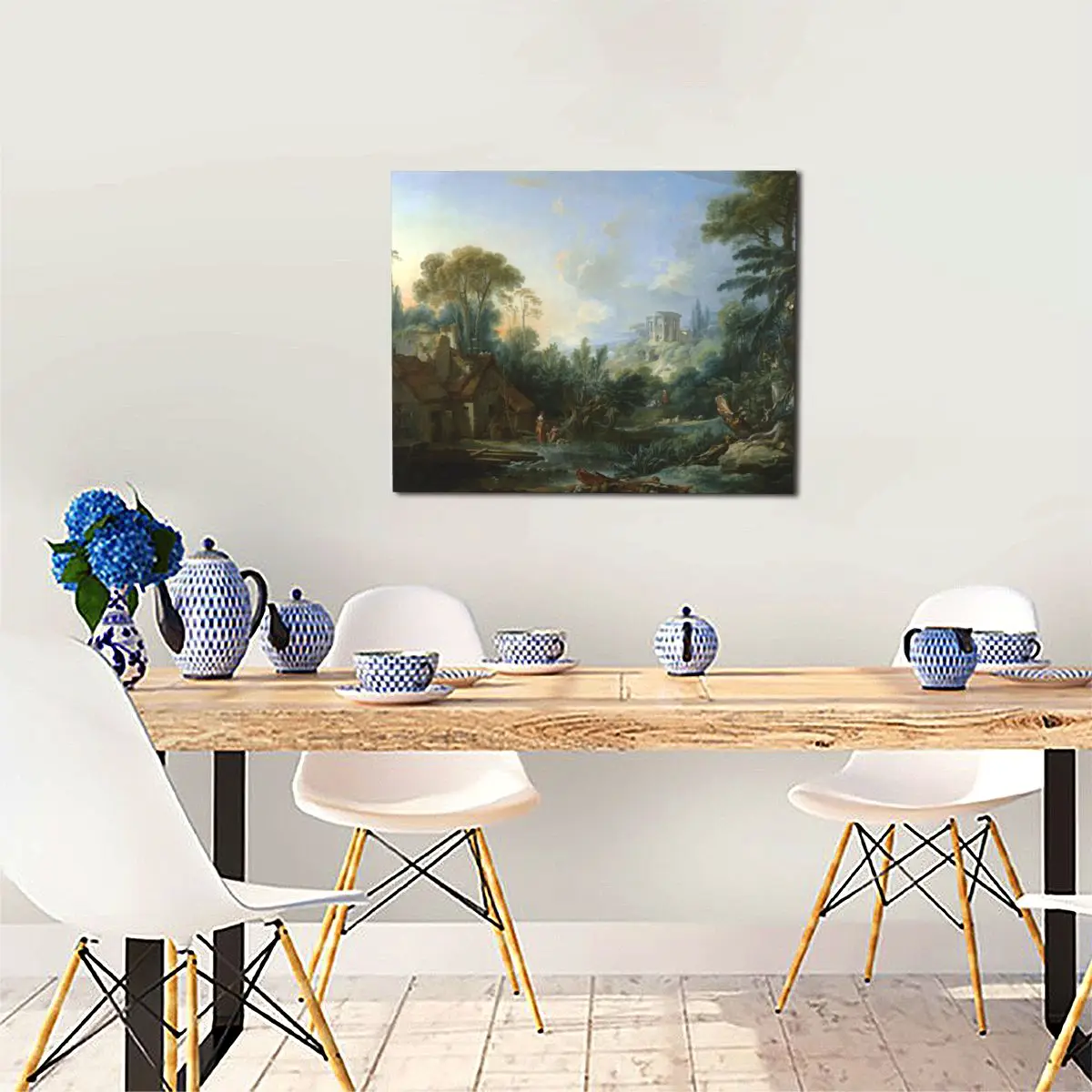 

Boucher Painting Fashion Beautiful Decoration Pictures Wood Home Room Decor