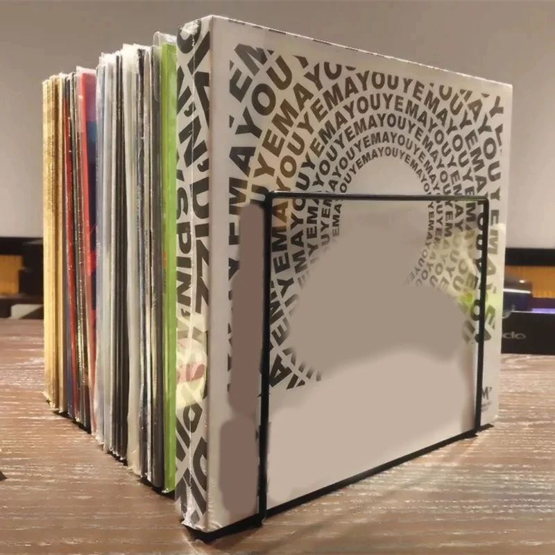 Metal Vinyl Record Display Shelf Turntable Storage Exhibit Stand Holder Promotion | Дом и сад