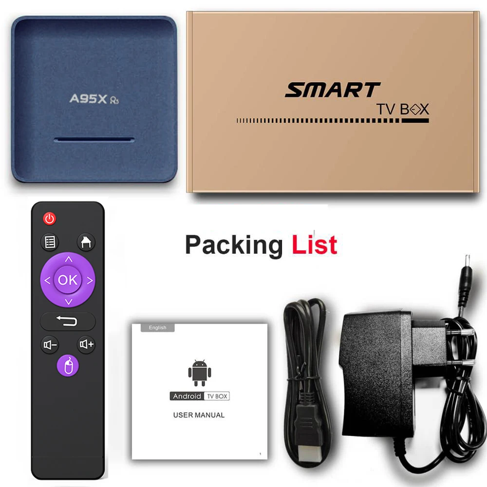 RGB TV BOX Android 10 0 A95X R5 Smart Box Rockchip RK3318 4 ГБ 32 64 Гб 4K BT4.0 медиаплеер телеприставка