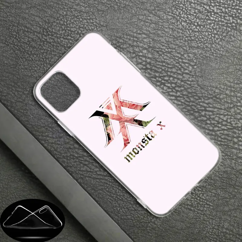 Роскошный мягкий силиконовый чехол для телефона Monsta X KPOP Boy Apple iPhone 11 Pro XS Max XR 6 6S 7 8