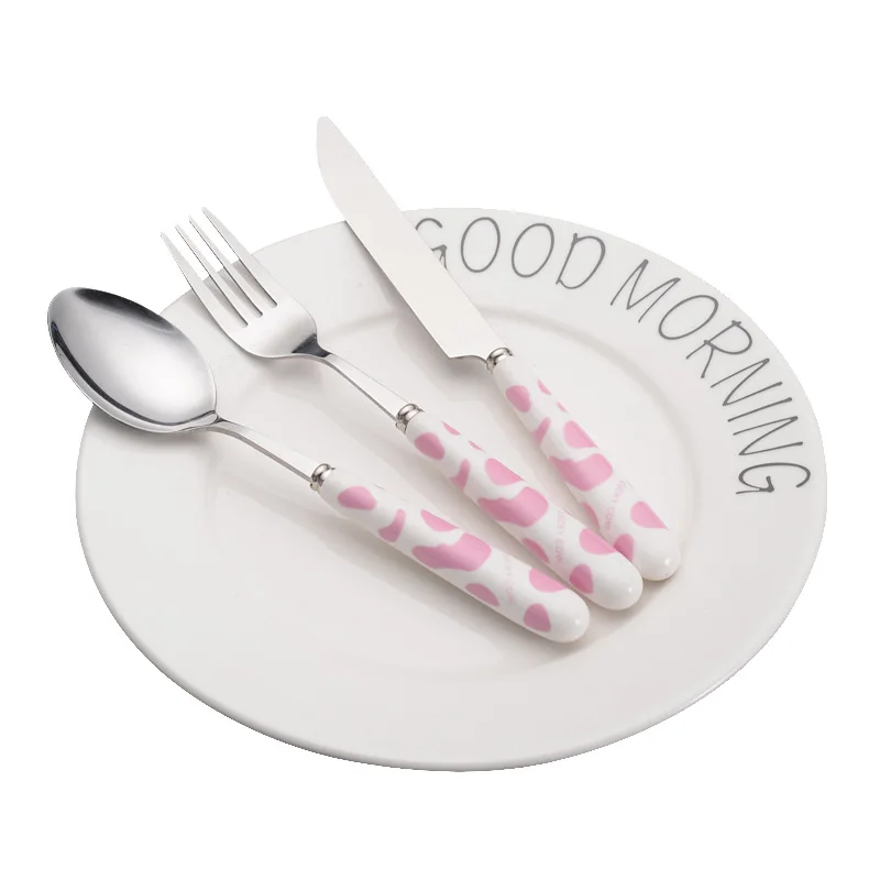 Набор простых столовых приборов из нержавеющей стали EC50CJ креативный переносной