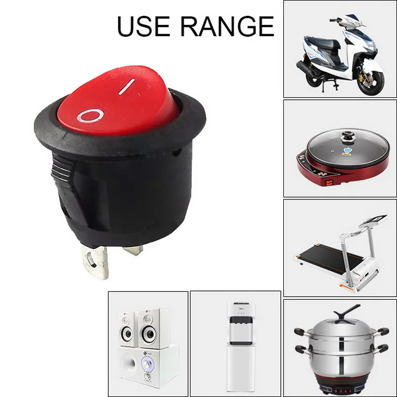 10 шт. 2 контактный простая в использовании Круглый фиксацией