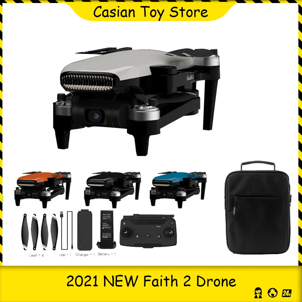 

2021 NEW Faith 2 Drone 4K 3-Axis Gimbal HD Camera GPS WiFi Profissional Brushless RC Quadcopter 5KM 35Mins Drones VS SG906 Pro 2