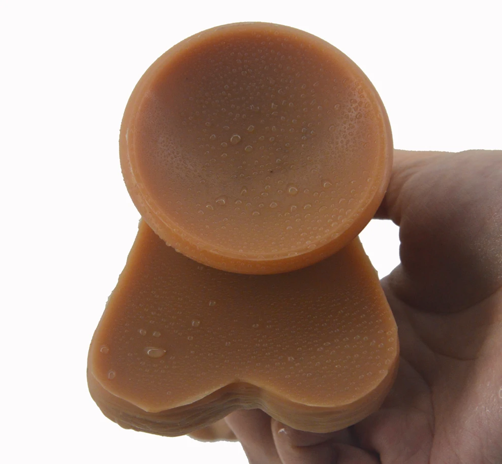 Упаковка в коробке реалистичный фаллоимитатор двойной слой силиконовый