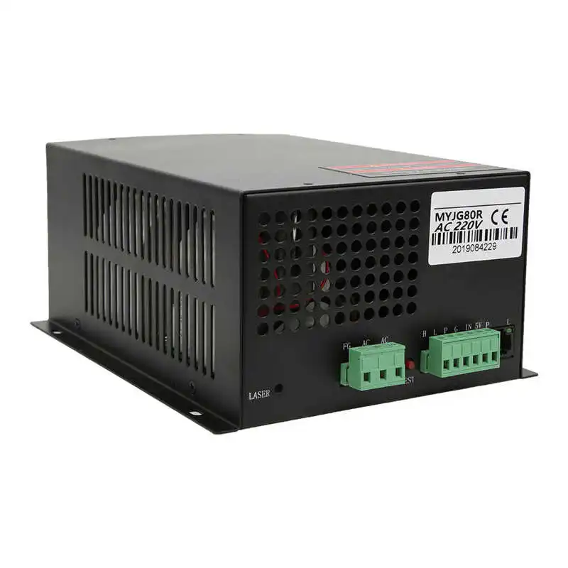 

MYJG-80 80W Aluminum Alloy Power Supply for Laser Engraver Cutter Machine