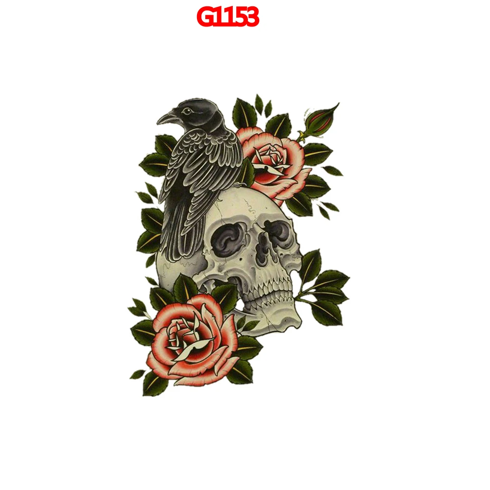 

Наклейка в виде черепа для автомобиля