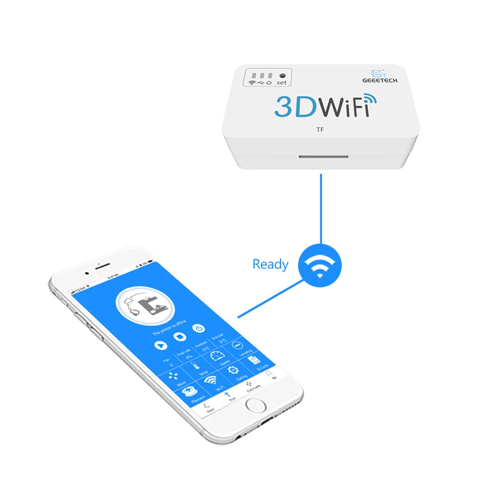 Детали для 3D Wi Fi модуля принтера мини коробка со слотом TF карты интерфейс USB 2 0 Anet