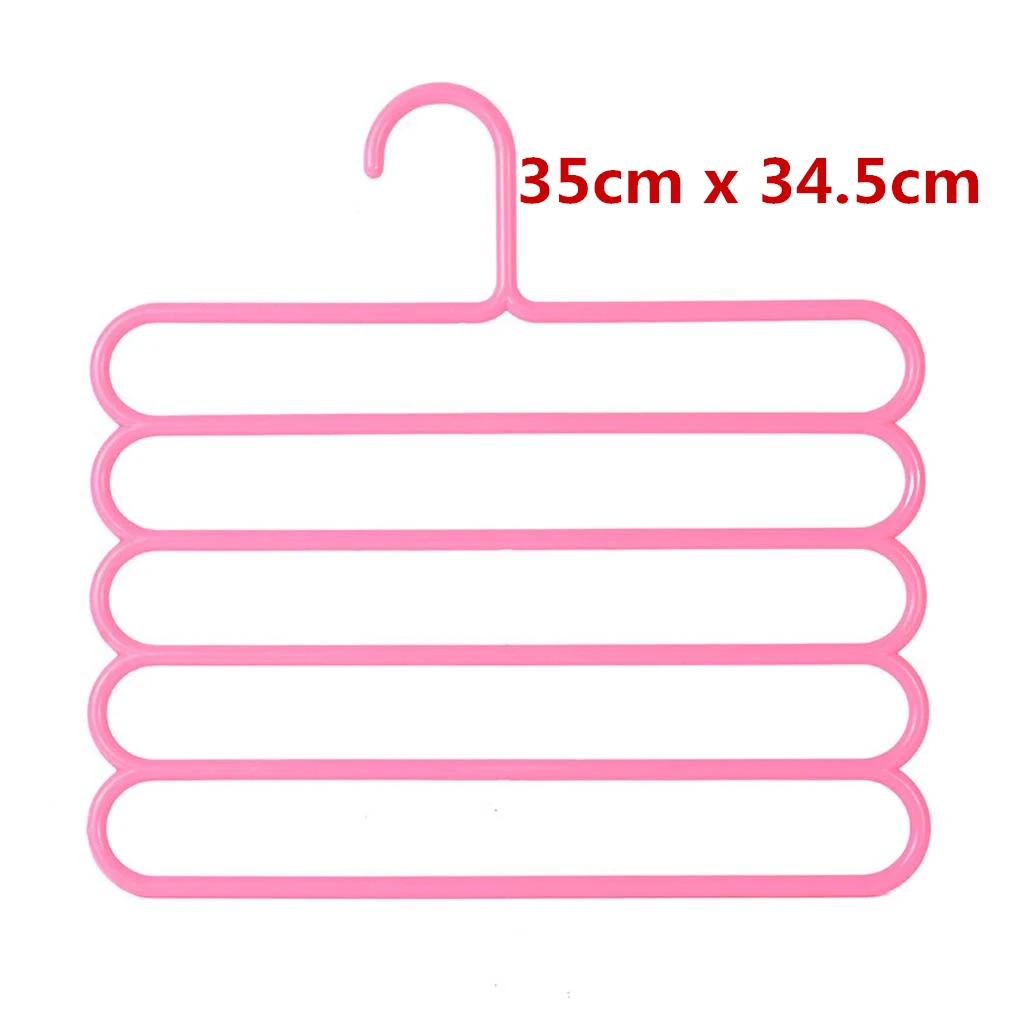 H 35X34.5cm Вешалка для одежды, органайзер для одежды, 1 шт., многослойная вешалка для одежды, Perchas Para La Ropa - Цвет: H 35X34.5cm