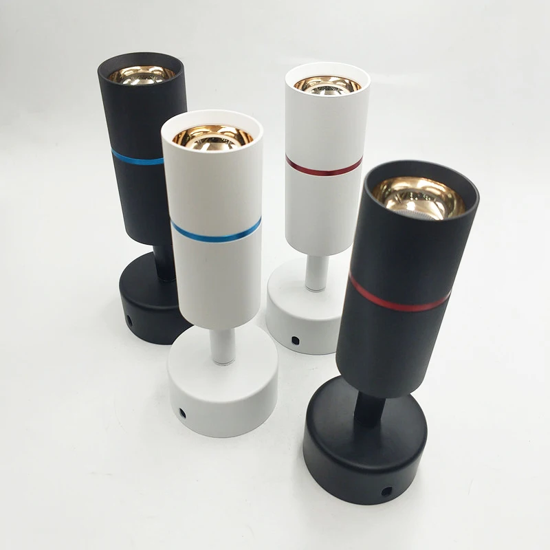 Разноцветные Диммируемые вращасветодиодный на 360 ° светодиодные светильники COB 5