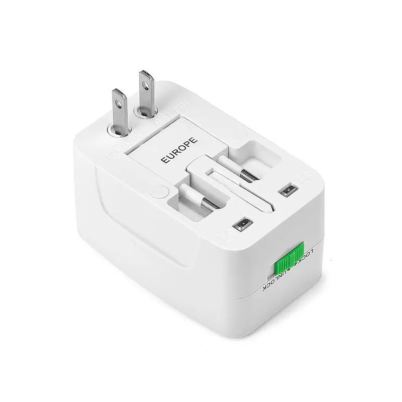 Универсальный адаптер с двумя выходами USB Европейский американский