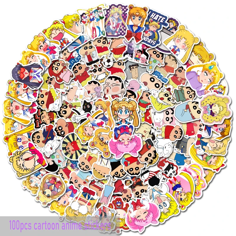 50/100 шт. Мультяшные наклейки для багажа ноутбука скейтборда мотоцикла|Наклейки