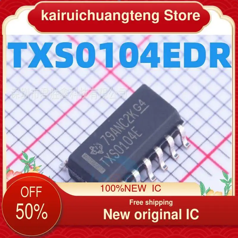 

10-200 шт. TXS0104E TXS0104ED SOP14 новый оригинальный IC