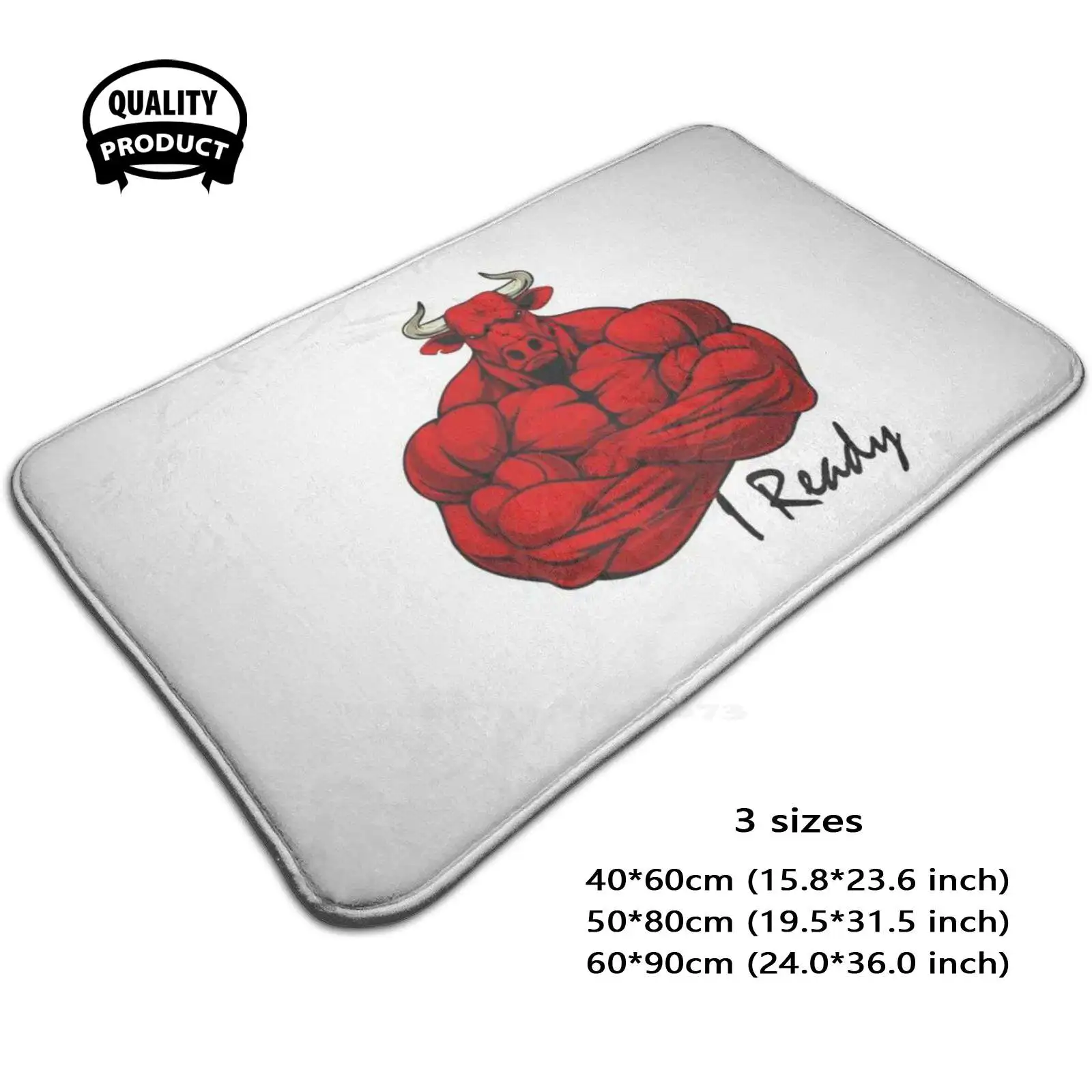 T - Shirt Gym / Workout Fitness Bodybuilding Shirts For Men Motivational Muscle Tshirt Soft Foot Pad Room Goods Rug |