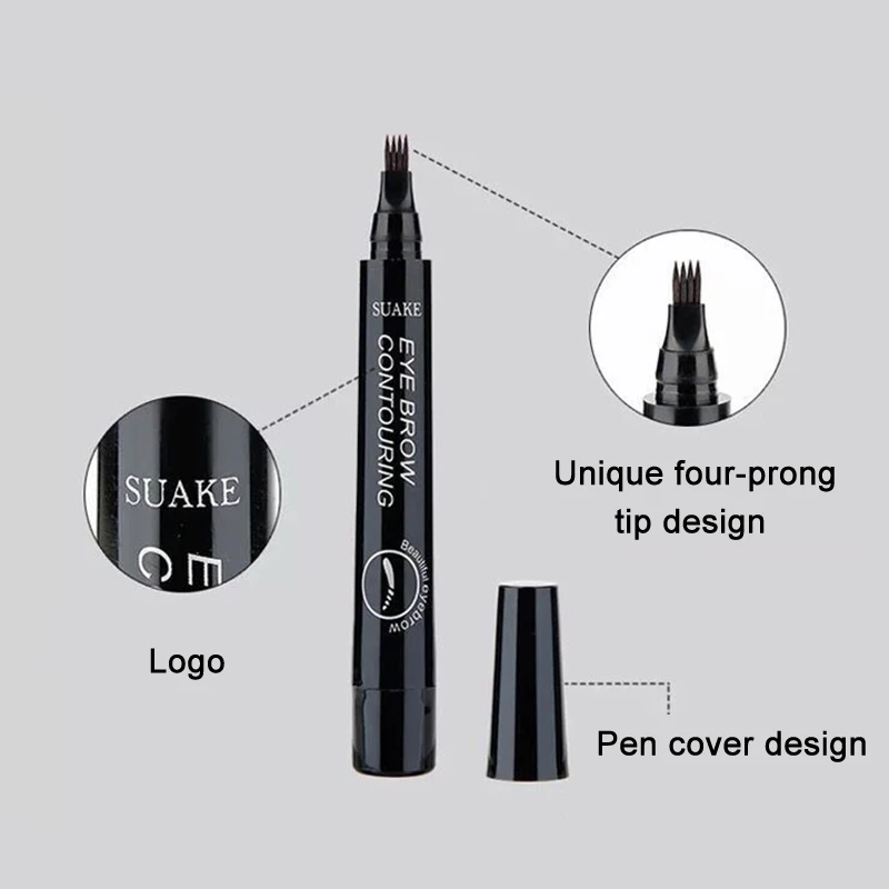 Microblading карандаш для бровей с вилочным наконечником стойкие к поту чернила эскиз