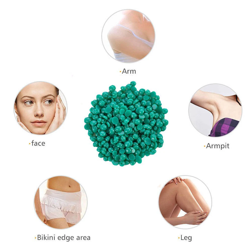 Воск в гранулах твердый без восковых полосок для горячей депиляции мужчин и