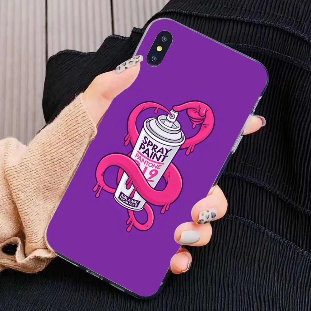 Мягкий кожаный чехол с забавным уличным граффити Настенная картина для Samsung Galaxy J1