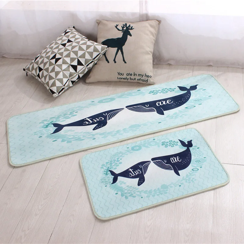 Long Kitchen Mat Bath Carpet Floor Home Entrance Doormat Tapete Absorbent Bedroom Living Room Mats Modern Rug | Дом и сад