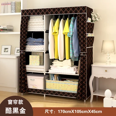 

Actionclub Simple Fashion Wardrobe DIY Non-woven Fold Portable Storage Cabinet Multifunction Dustproof Moistureproof Closet
