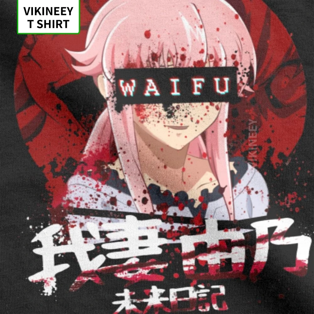 Юно Waifu футболки для Для мужчин Костюм Мирай Никки Gasai манга будущее молочных