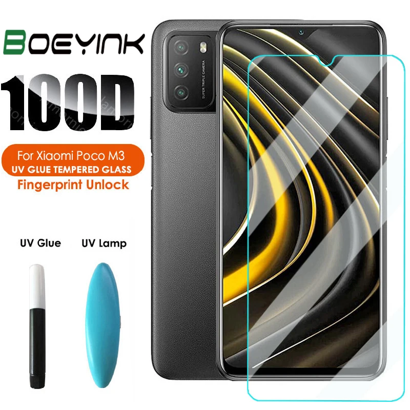 Uf Zhidkaya Zashitnaya Plenka Iz Zakalennogo Stekla Dlya Xiaomi Poco M3 X3 X2 F2 M2 Pro Uv Full Glue Zashitnaya Plenka Dlya Ekrana Dlya Xiaomi Poco X3 Nfc M3 Zashitnaya Plenka Mobilnye