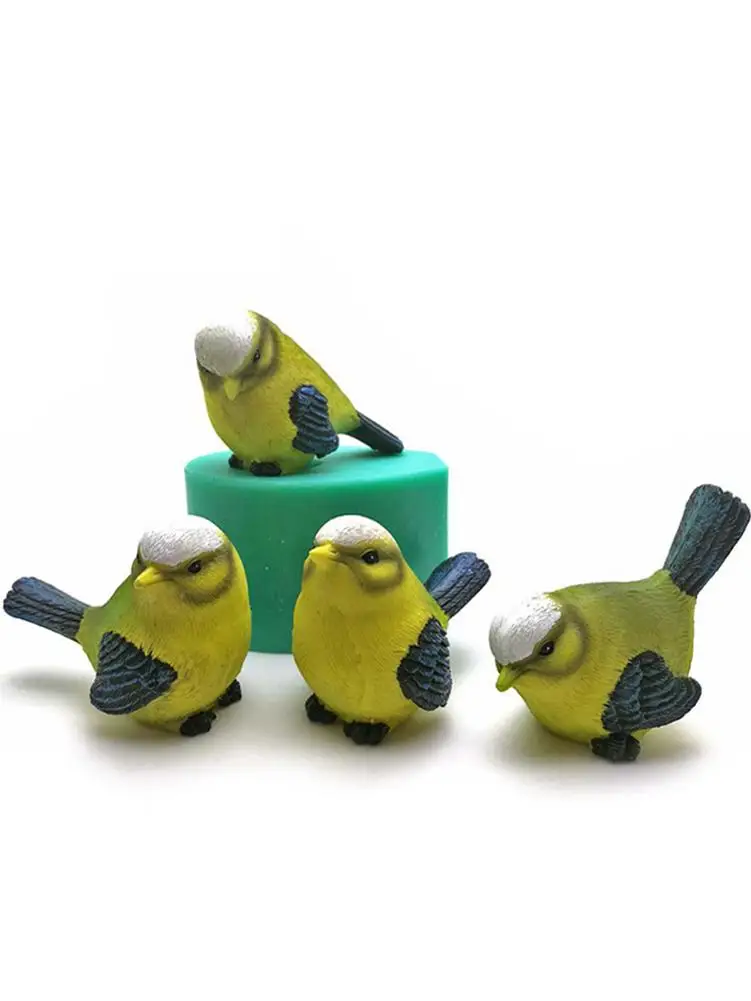 DIY силиконовая искусственная форма для украшения торта 3D мыла Cuckoo скульптура в