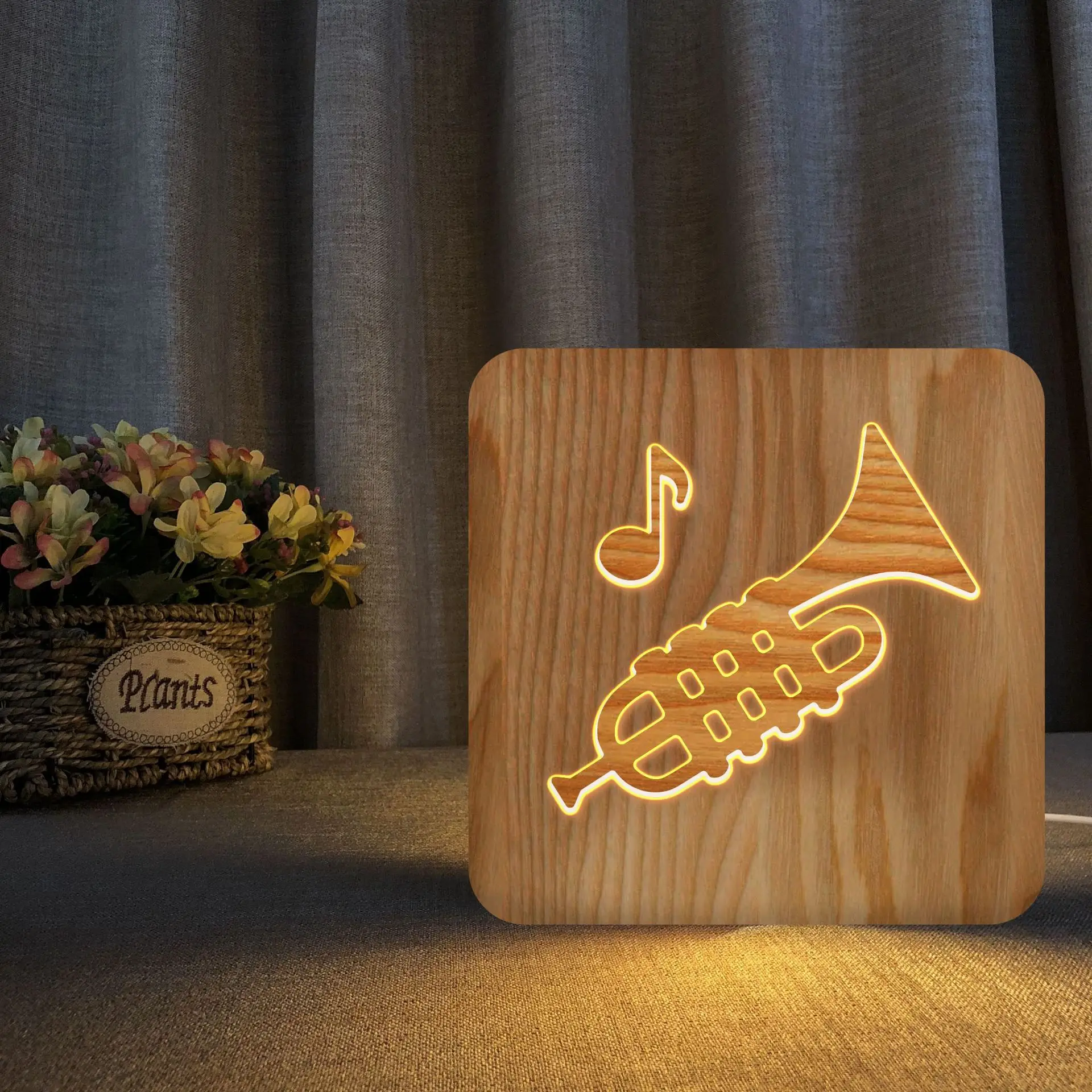 

Ночные светильники из массива дерева, украшение для мебели в Европейском стиле, ночные светильники, декоративные светодиодсветодиодный светильники