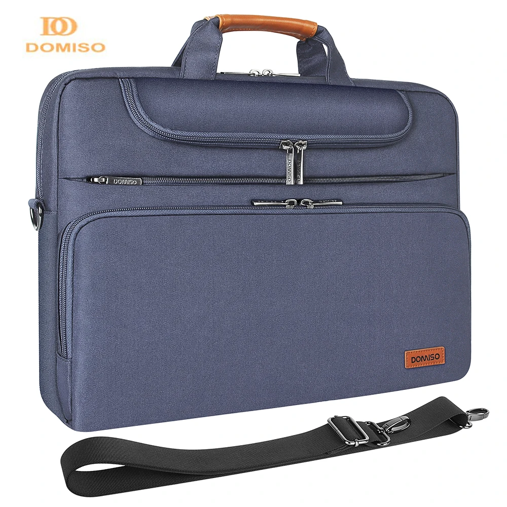 Domiso Mutil-use Laptop Sleeve With Shoulder Strap For 10" 13" 14" 15.6" 17" Inch Notebook Computer Bag Enough Space Laptop Bag