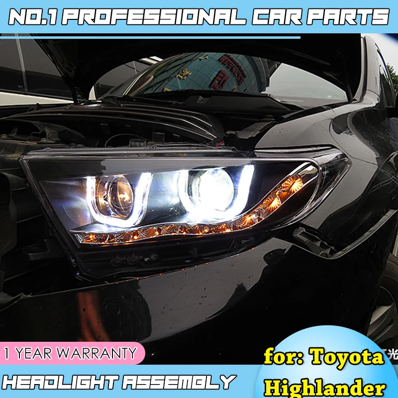 Автомобильные аксессуары Фары 2012 2013 2014 для Highlander светодиодная… Kluger фара год