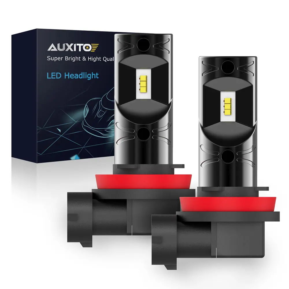Автомобильная лампа AUXITO 1200LM H8 H11 светодиодные лампы для противотуманных фар 9005