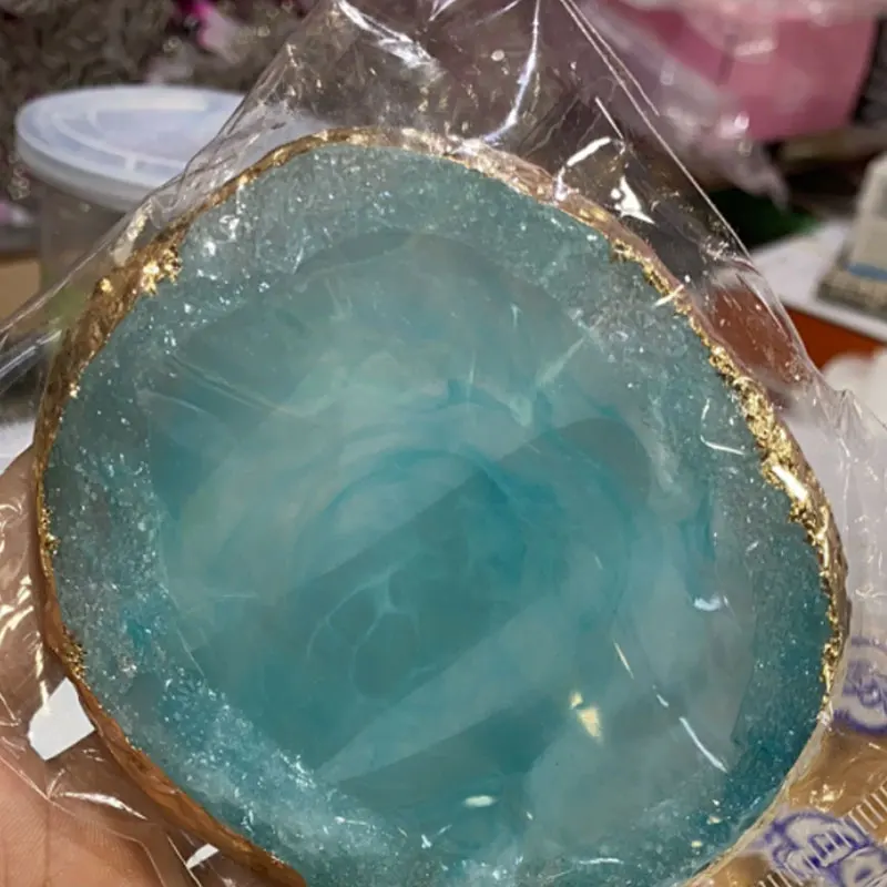 1 шт. Круглый полимерный Агат для ногтей |