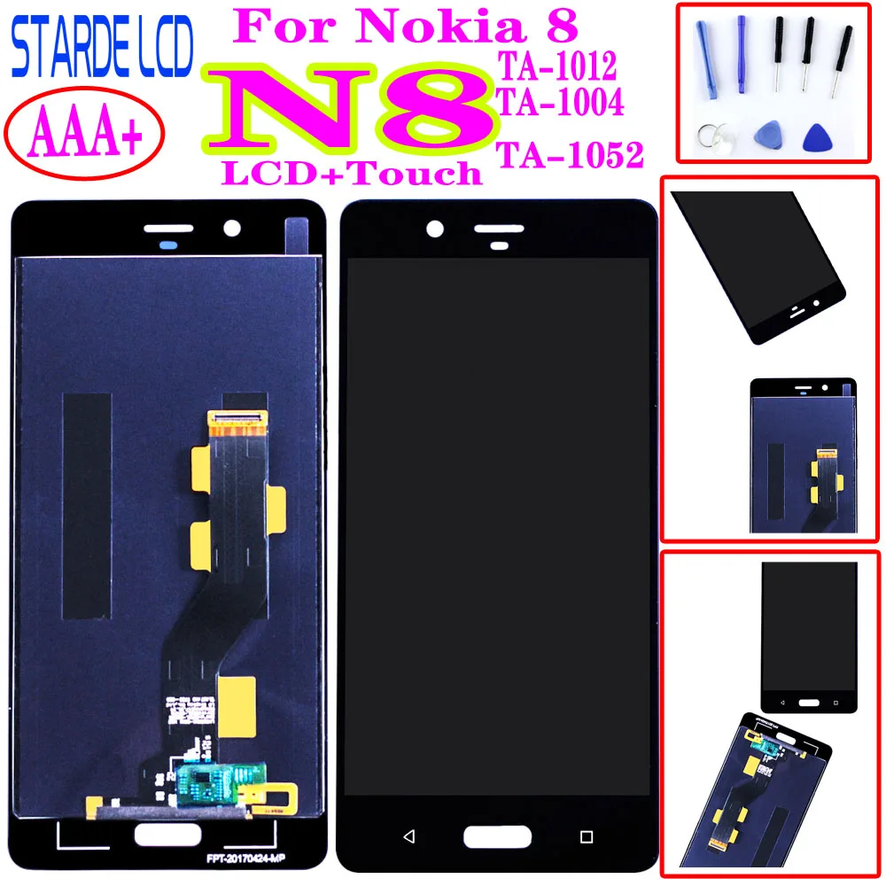 Сменный сенсорный ЖК дисплей AAA + для Nokia 8 N8 TA 1012 1004 1052|Экраны мобильных телефонов| |